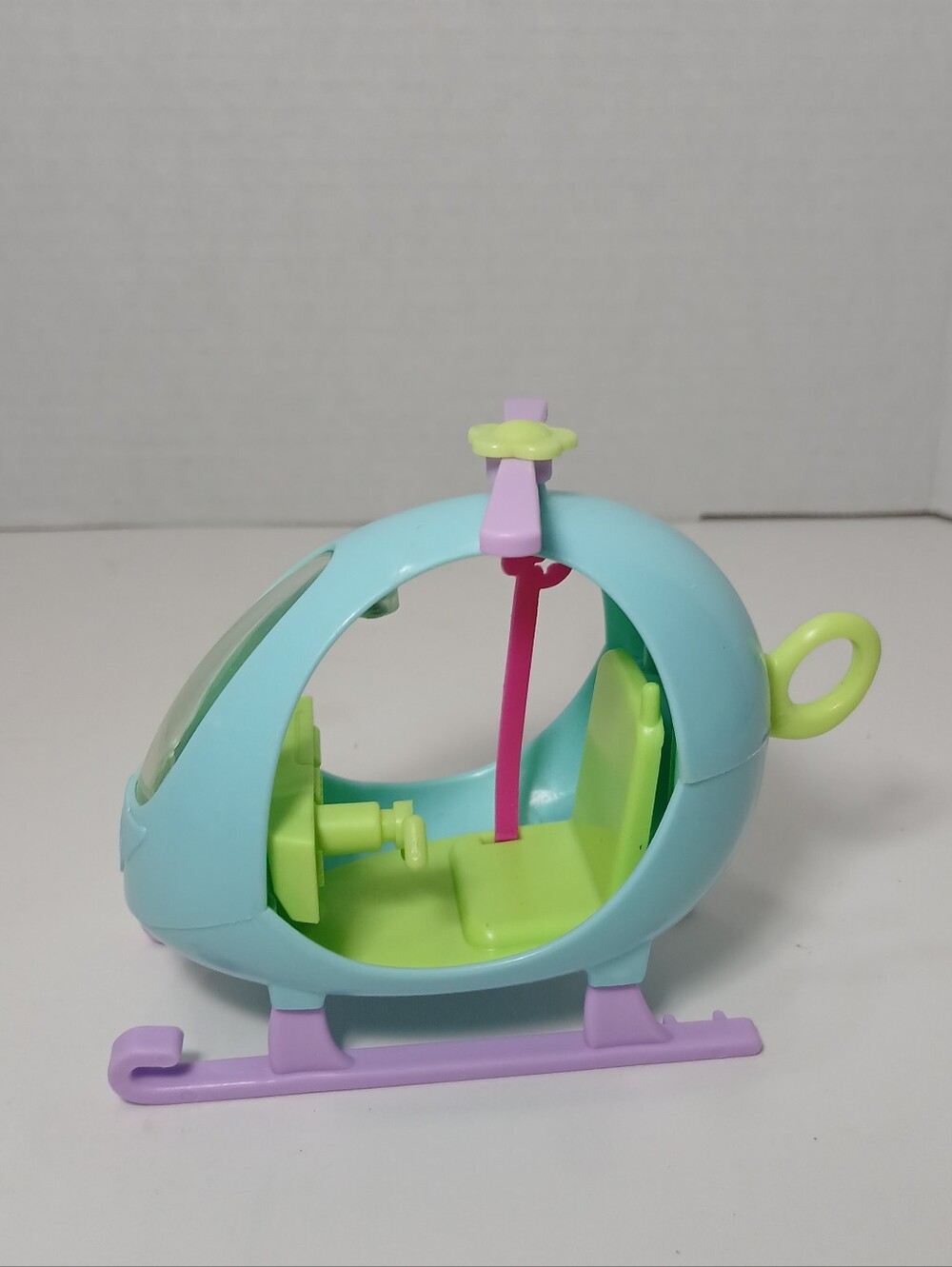 Polly Pocket Helicopter Mattel 2006 Set Replacement L1902 Blue Purple Green